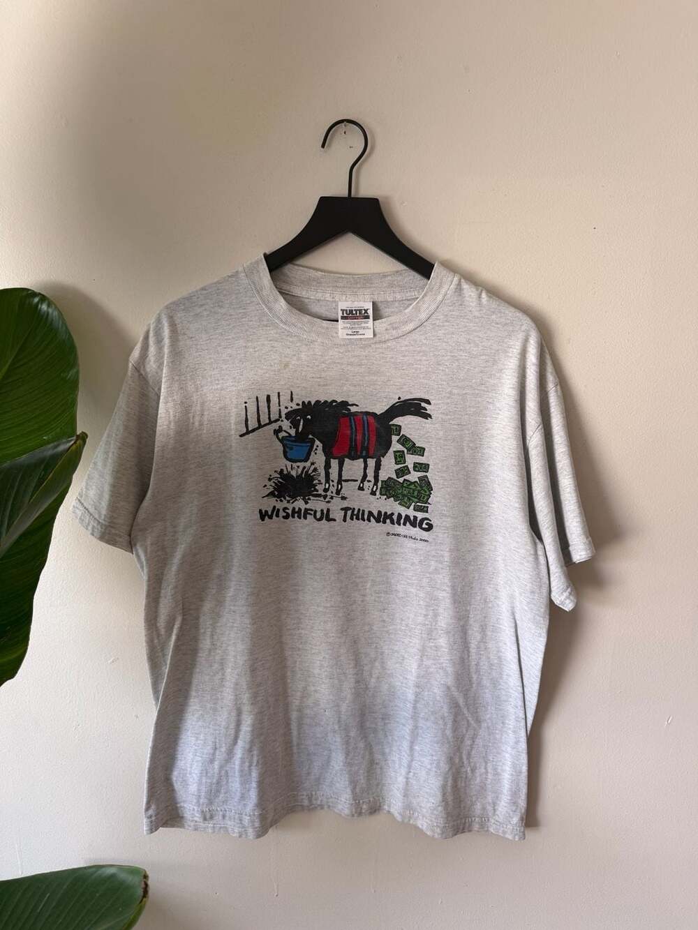 Tultex Jared Lee Studio Wishful Thinking T-Shirt Size L Gray